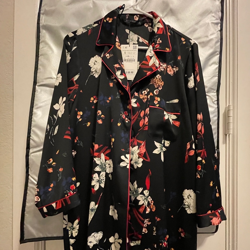 Zara silk dress above the knee